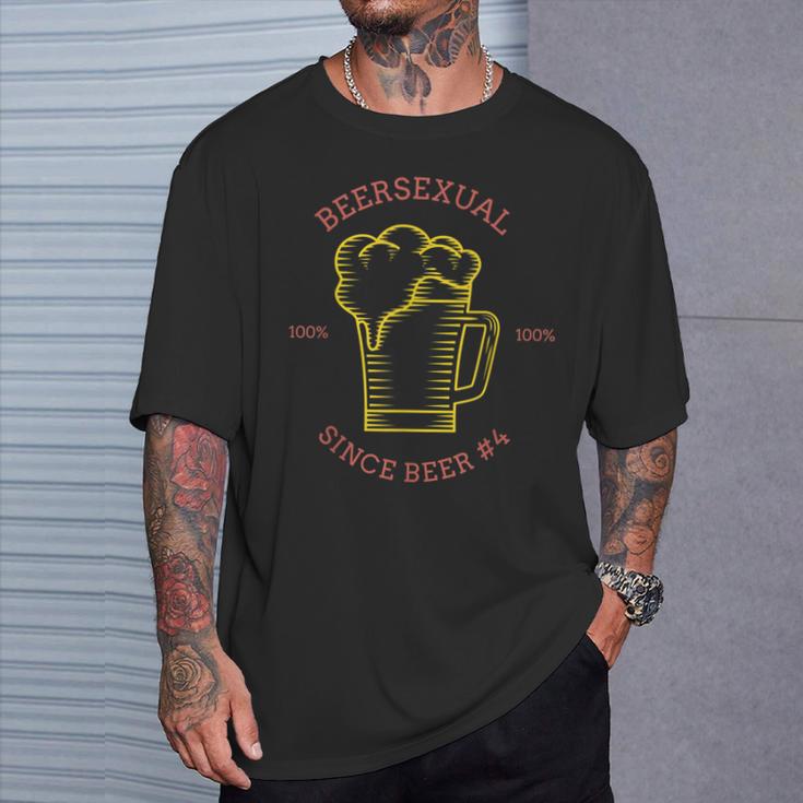 Beersexual Gay Lesbian Bisexual Transgender Pride T-Shirt Gifts for Him