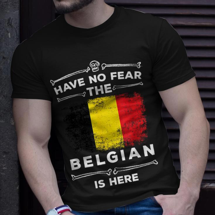 BelgiumHave No Fear Belgian Is Here Belgie Roots T-Shirt Gifts for Him