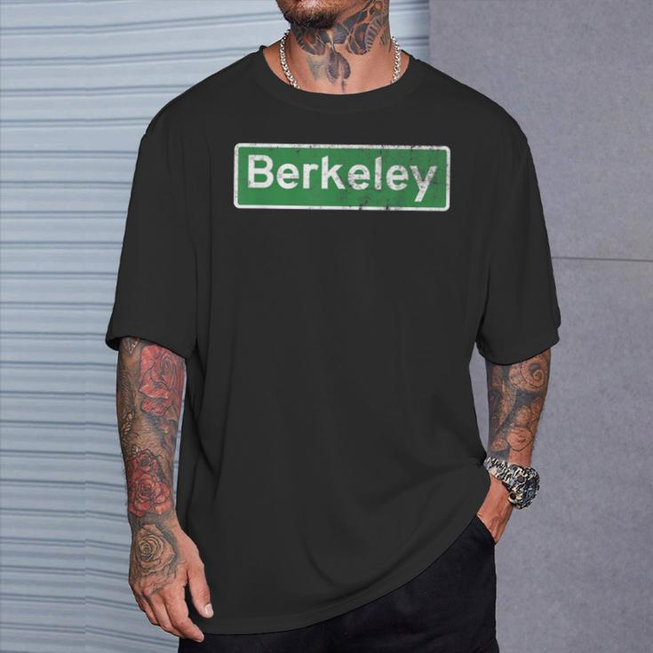Berkeley California Distressed Nor Cal T-Shirt Gifts for Him