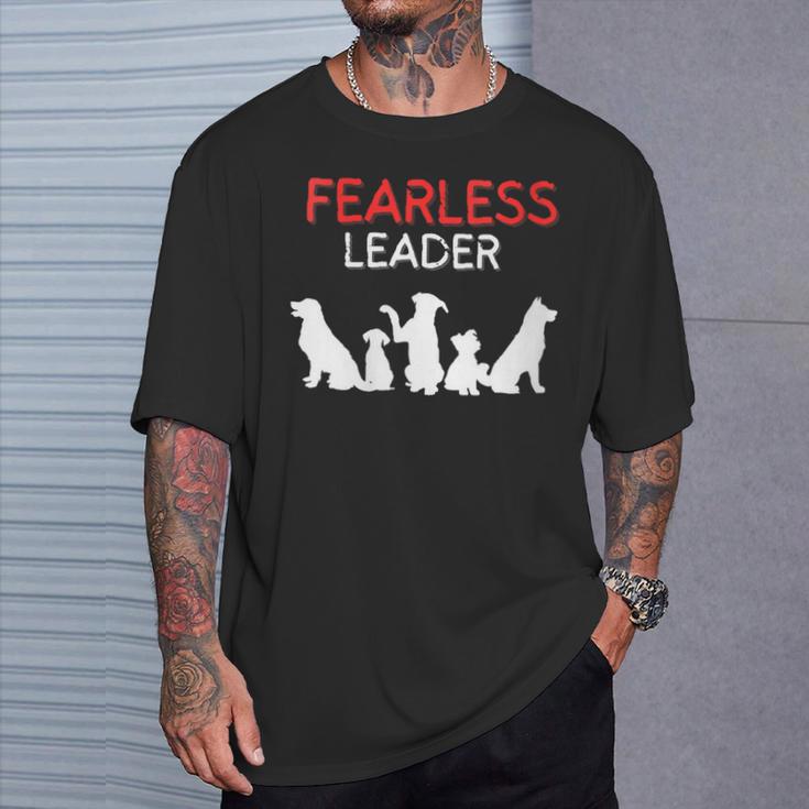 Best Dog Walker Dog Lover Dog Parent Alpha Fearless Leader T-Shirt Gifts for Him