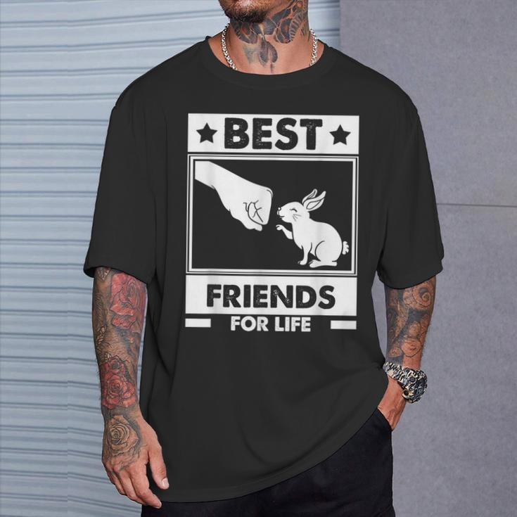 Best Friends For Life Rabbit Friends Rabbit T-Shirt Geschenke für Ihn