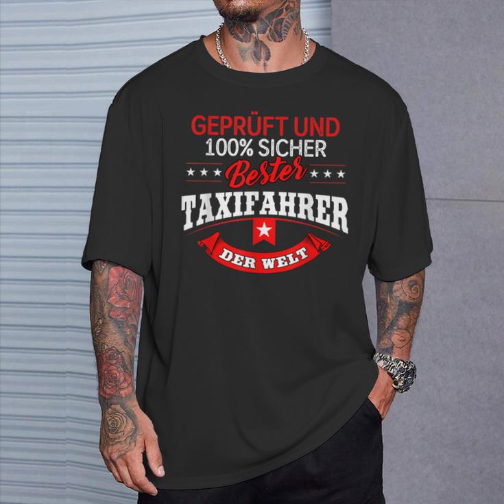 Best Taxi Driver Passenger Transport T-Shirt Geschenke für Ihn