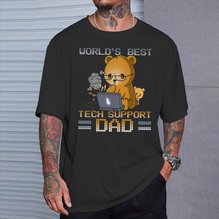 Best Tech Support Dad Father's Day T-Shirt Gifts for Him