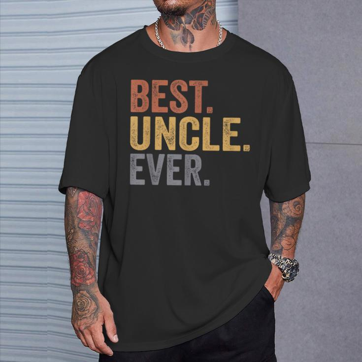 Best Uncle Ever From Niece Uncle Father's Day T-Shirt Gifts for Him