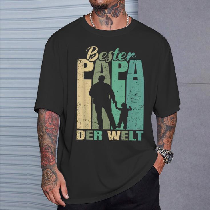 Bester Papa Der Welt 1 Child Husband Papa T-Shirt Geschenke für Ihn