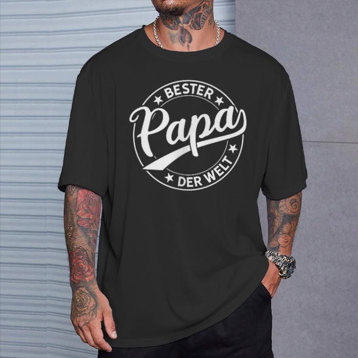 Bester Papa Der Weltatertag Besterater Super Papa T-Shirt Geschenke für Ihn