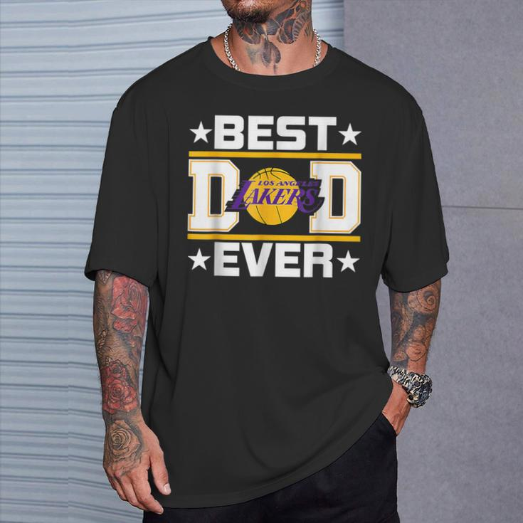 Bestlakersdad Ever Fathers Day T-Shirt Gifts for Him