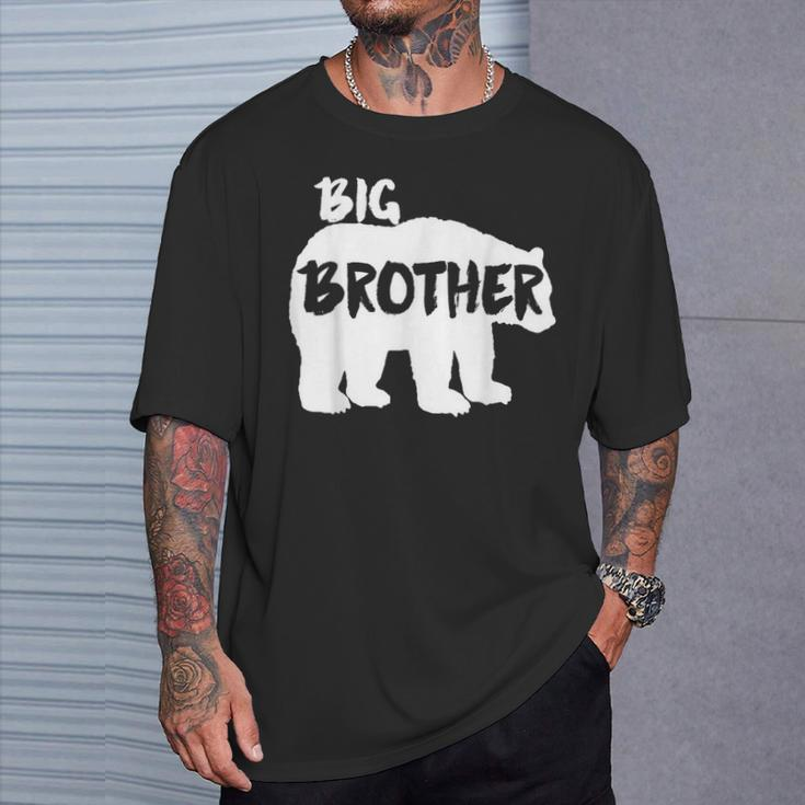 Big Brother Bear T-Shirt Gifts for Him