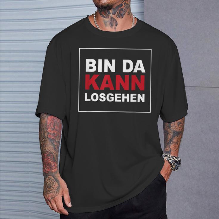 Bin Da Kann Losgehen S T-Shirt Geschenke für Ihn