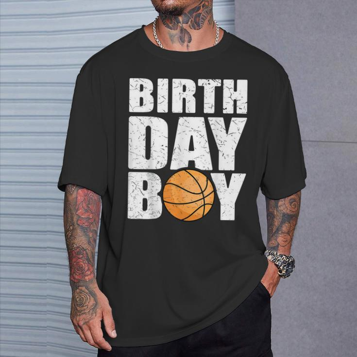 Birthday Boy Basketball Theme Party Future Basketball Player T-Shirt Gifts for Him