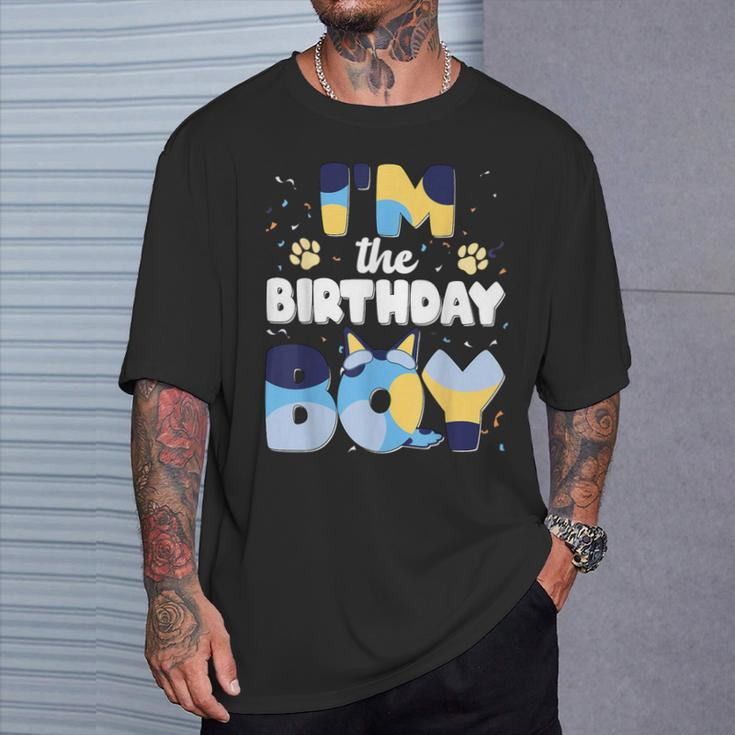 Im The Birthday Boy Dog Family Matching T-Shirt Gifts for Him