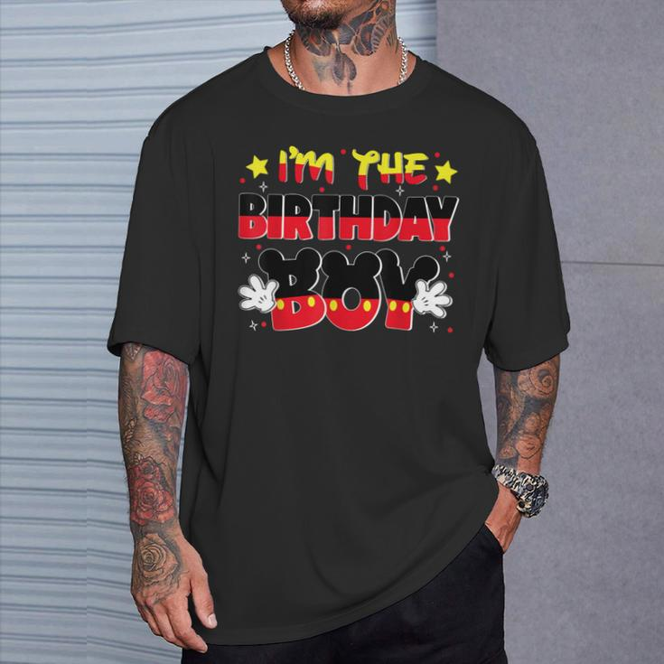 Im The Birthday Boy Mouse Family Matching T-Shirt Gifts for Him