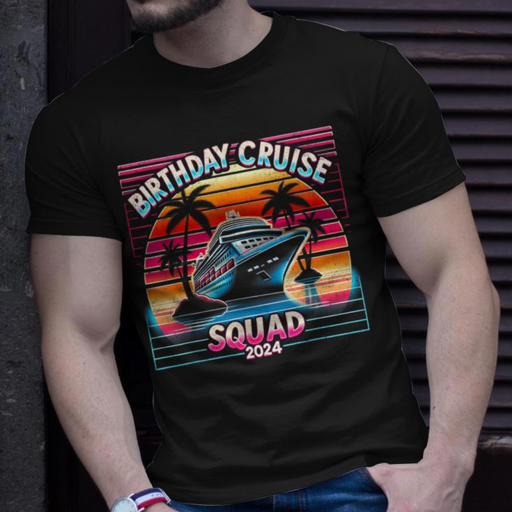 Birthday Cruise Squad 2024 Cruise Squad Birthday Party T-Shirt Gifts for Him
