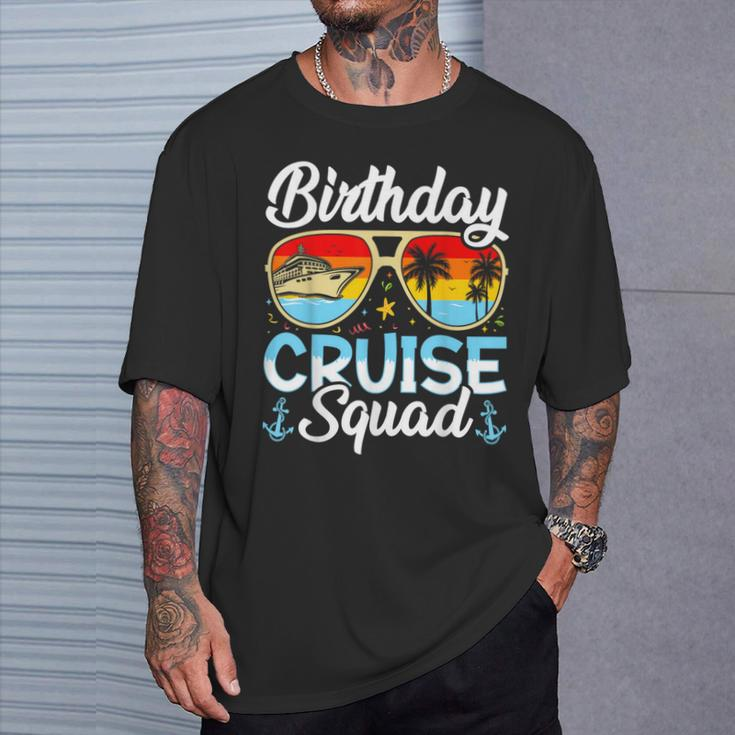 Birthday Cruise Squad Birthday Cruising T-Shirt Gifts for Him