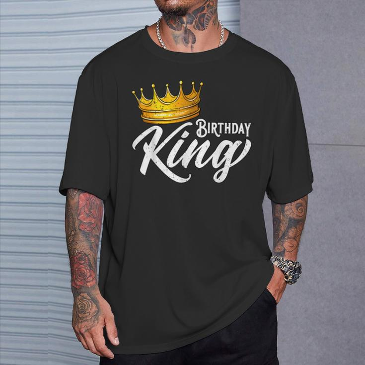 Birthday King Birthday Boys Birthday T-Shirt Gifts for Him