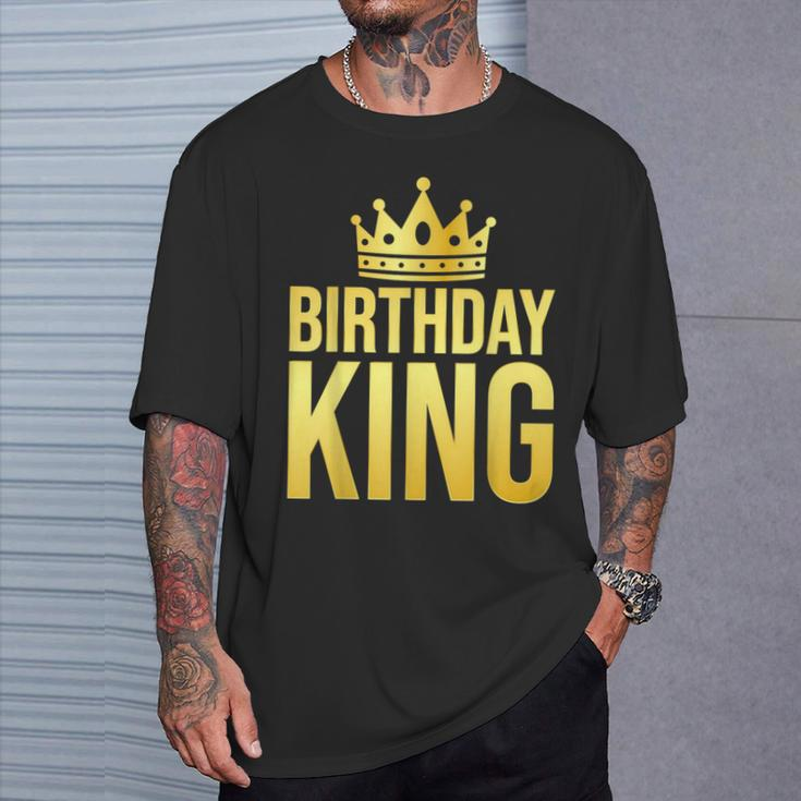 Birthday King Son Or Dad's Birthday Party T-Shirt Gifts for Him