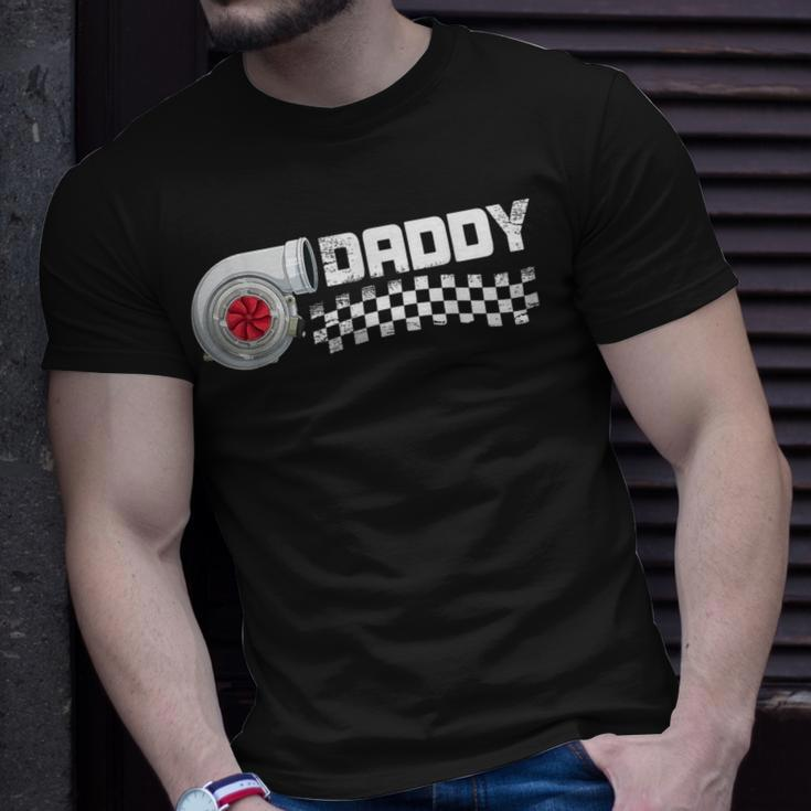 Birthday Party Matching Family Pit Crew Race Car Daddy T-Shirt Gifts for Him