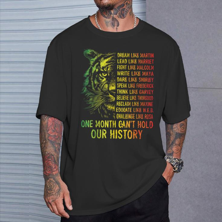 Black History -Black History Month Dream Like Martin T-Shirt Gifts for Him