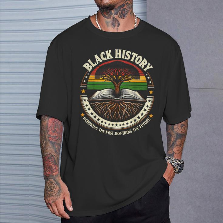 Black History Proud Black History Culture Teacher T-Shirt Gifts for Him