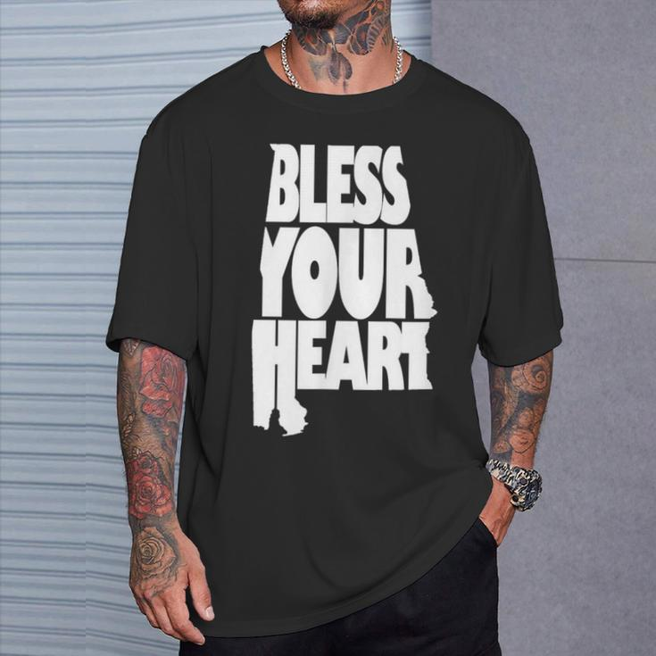 Bless Your Heart Alabama Pride T-Shirt Gifts for Him