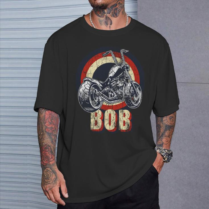 Bob The Bobber Customized Chop Motorcycle Bikers Vintage T-Shirt Gifts for Him