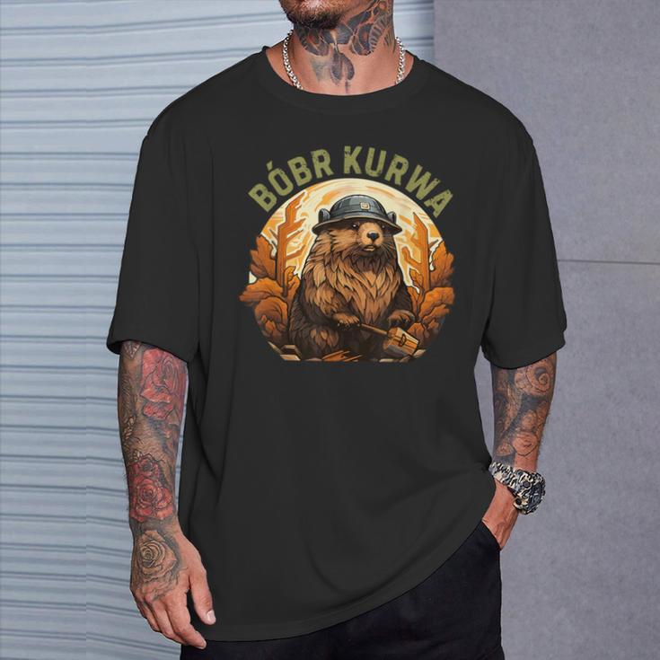 Bobr Kurwa Bober Bobr Meme T-Shirt Geschenke für Ihn