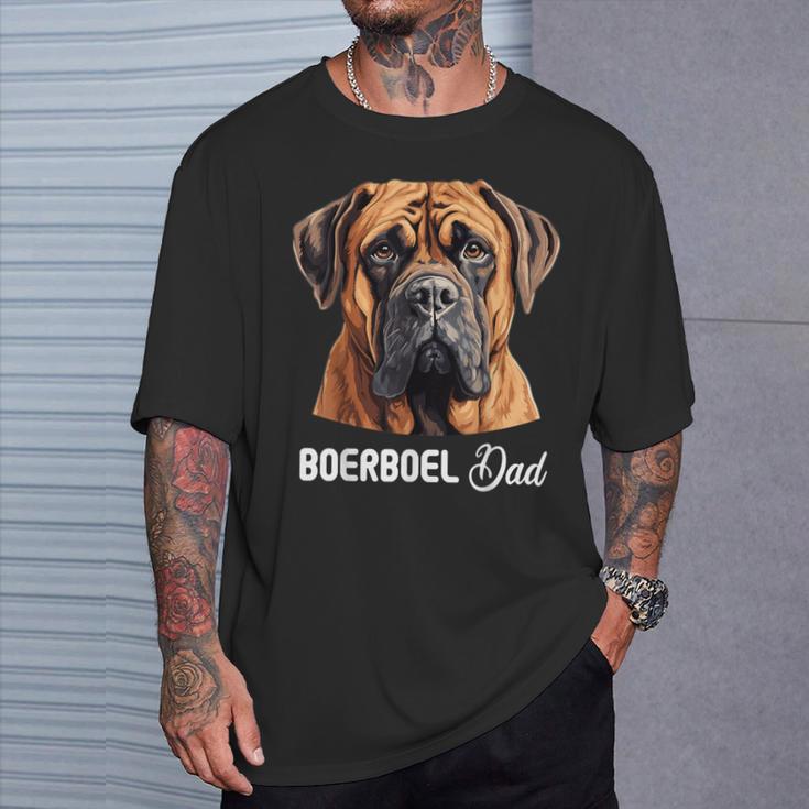 Boerboel Papa Dog Boerboel T-Shirt Geschenke für Ihn