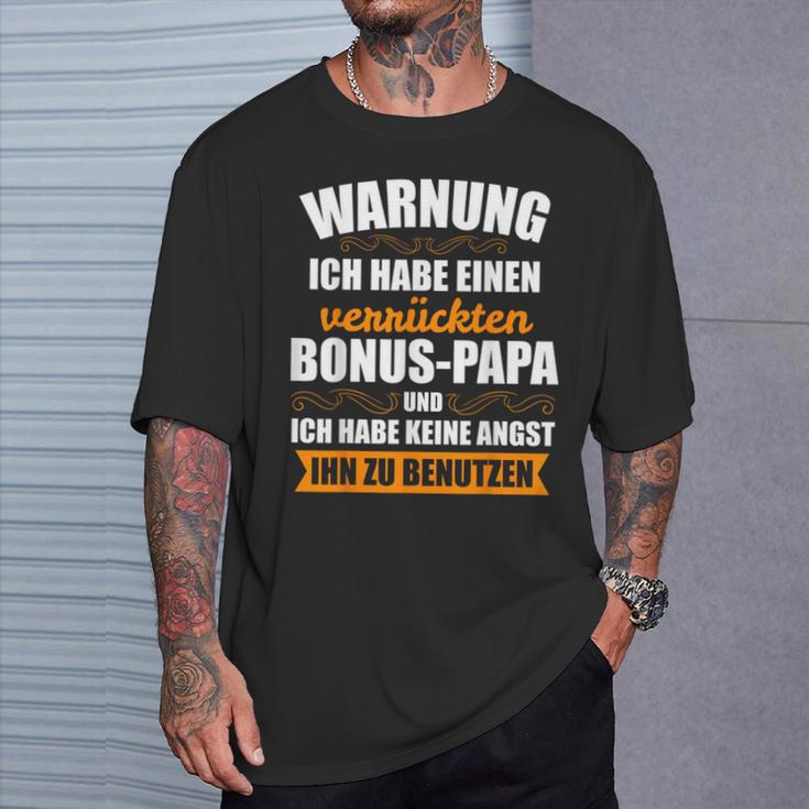 Bonus Papa Bonuspapa Stiefvater Bonusater Geschenk T-Shirt Geschenke für Ihn