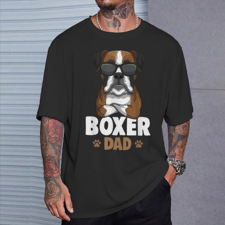 Boxer Papa Dog T-Shirt Geschenke für Ihn