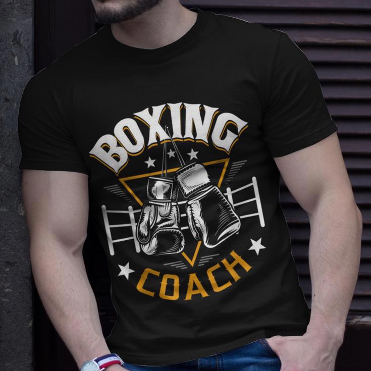 Boxing Coach Kickboxing Kickboxer Gym Boxer T-Shirt Gifts for Him