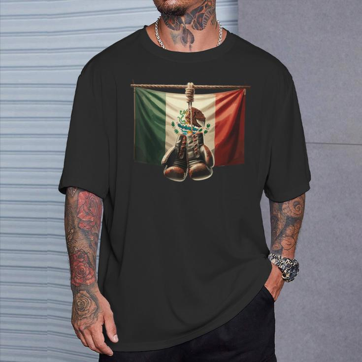 Boxing Mexico T-Shirt Gifts for Him
