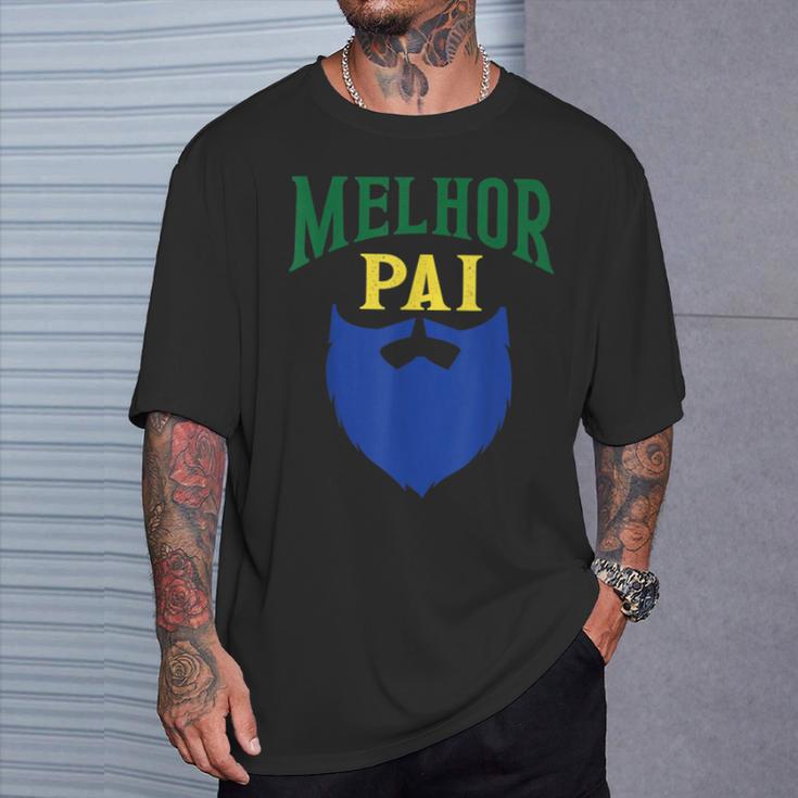 Brasilianisches Brasilien-Papa Dia Dos Pais Pai T-Shirt Geschenke für Ihn