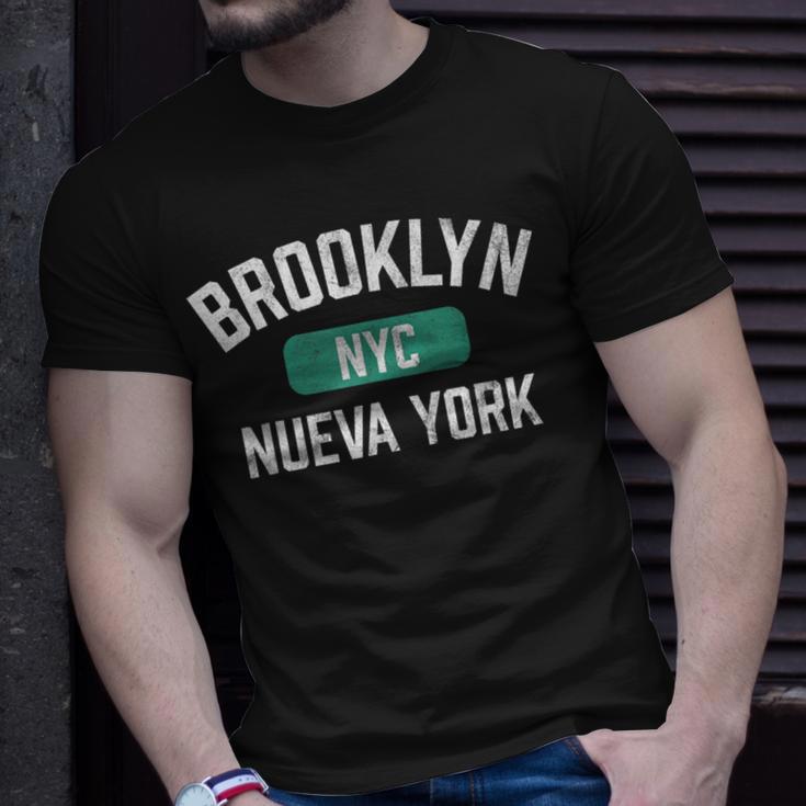 Brooklyn Nueva York Nyc New York Vintage Athletic Spanish T-Shirt Gifts for Him