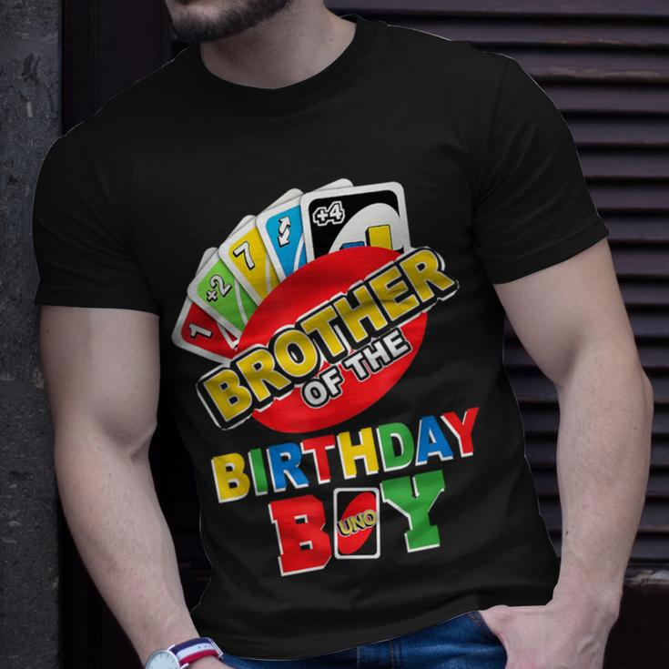 Brother Of The Birthday Boy Uno Daddy Papa Father 1St T-Shirt Gifts for Him