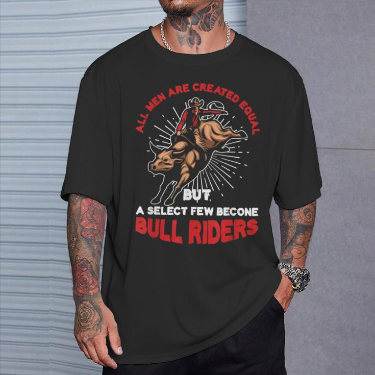 Bull Rider Bull Riding Cowboy Rodeo Country Ranch T-Shirt Gifts for Him
