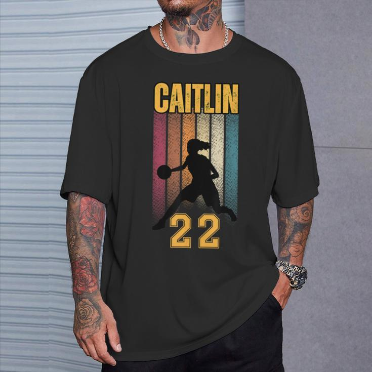 Caitlin Basketball 22 For Basketball Lovers T-Shirt Gifts for Him