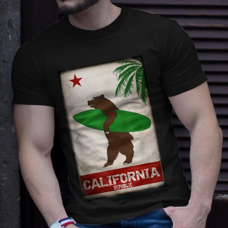California Republic SurfT-Shirt Gifts for Him