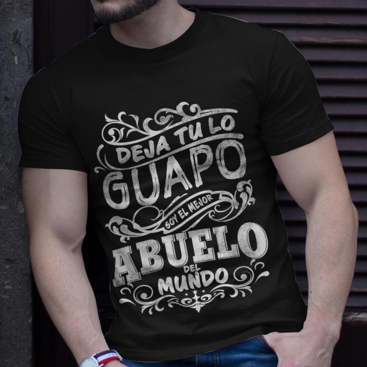 Camisa De Hombre Mejor Abuelo Del Mundo Para Dia Del Padre T-Shirt Gifts for Him