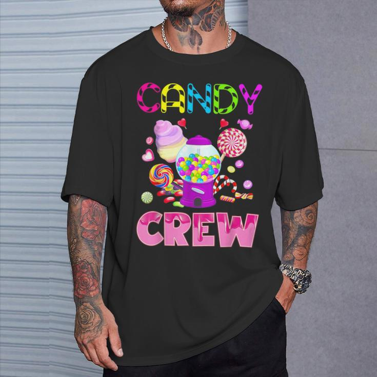 Candy Land Candy Crew Decorations Sweetie Candy Squad T-Shirt Gifts for Him