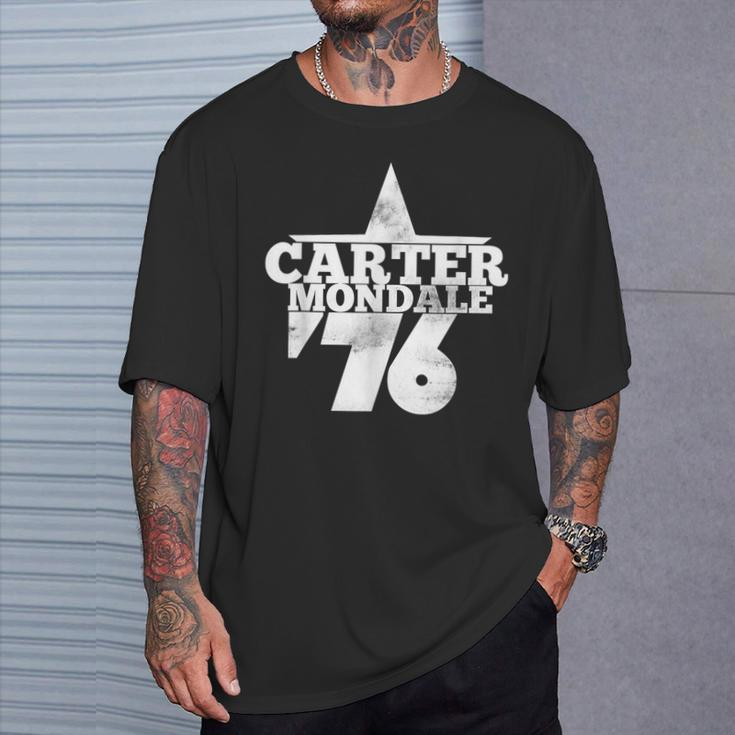 Carter Mondale 76 Jimmy Carter 1976 Vintage T-Shirt Gifts for Him