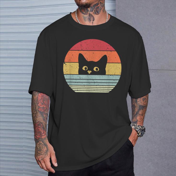 Cat Vintage Retro Vintage T-Shirt Geschenke für Ihn