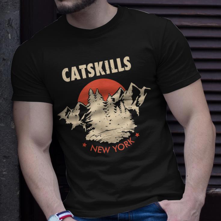 Catskills New York Ny Hiking MountainsT-Shirt Gifts for Him