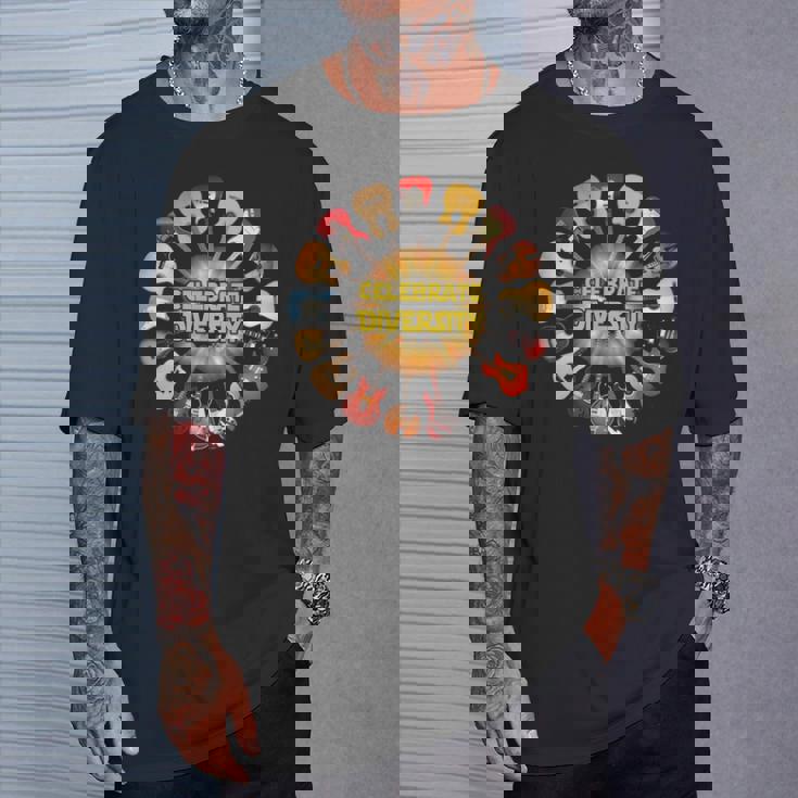 Celebrate Diversity Guitar T-Shirt Gifts for Him Celebrate Diversity Guitar T-Shirt Gifts for Him