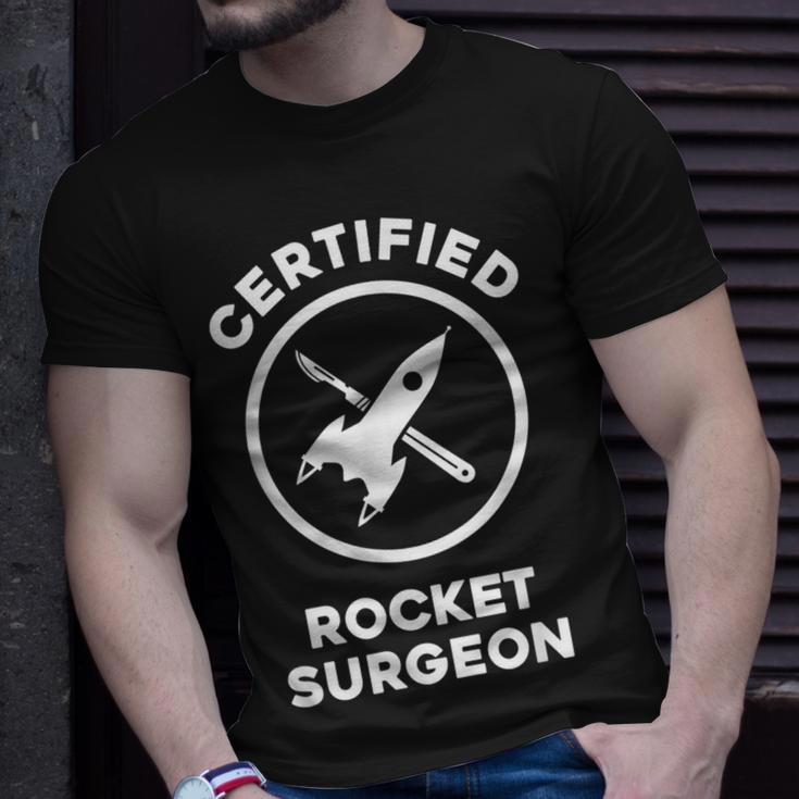 Certified Rocket Surgeon T-Shirt Gifts for Him