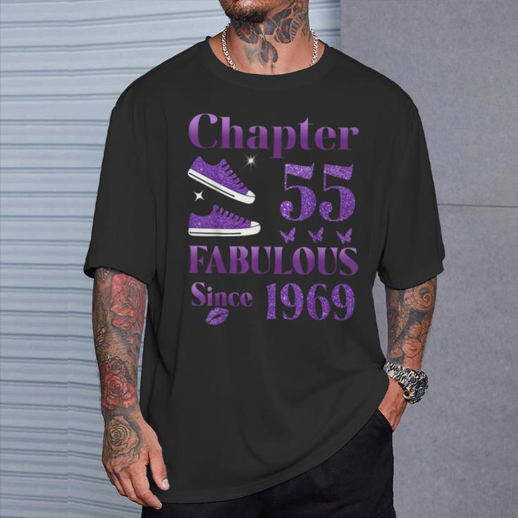 Chapter 55 Fabulous Since 1969 55Th Birthday T-Shirt Gifts for Him