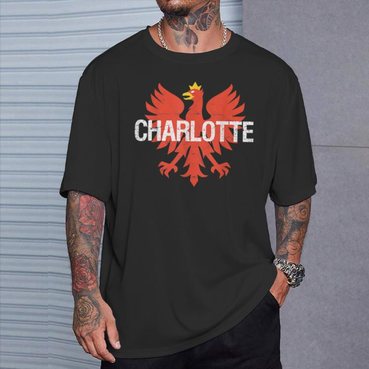 Charlotte North Carolina Dyngus Day Polish Pride Nc Party T-Shirt Gifts for Him