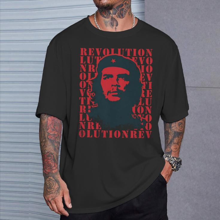 Che Guevara Revolution Red Cuban Guerrilla Rebel T-Shirt Geschenke für Ihn