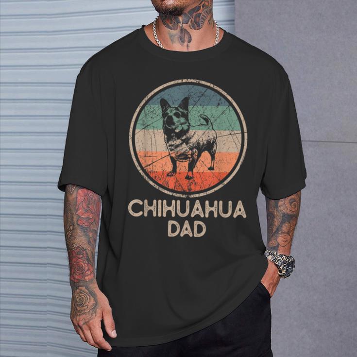 Chihuahua Dog -Intage Dad Chihuahua Dad S T-Shirt Geschenke für Ihn