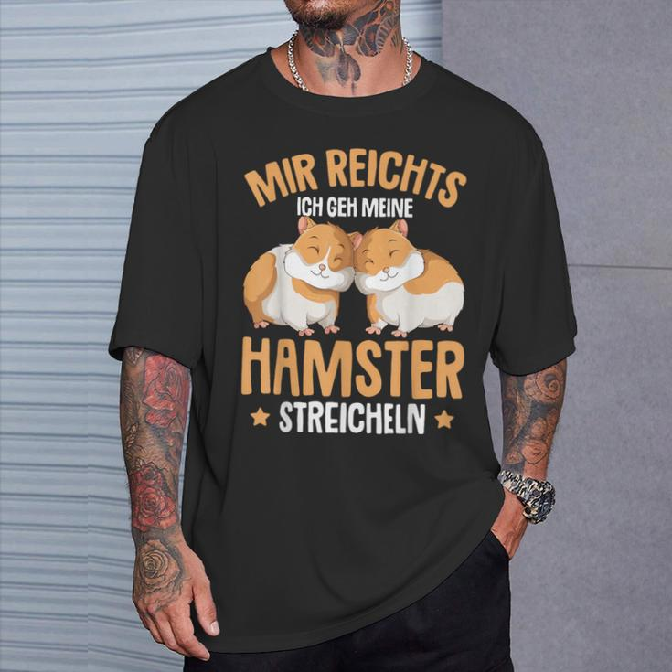 Children's Mir Reichts Ich Geh Meine Hamster Streicheln T-Shirt Geschenke für Ihn