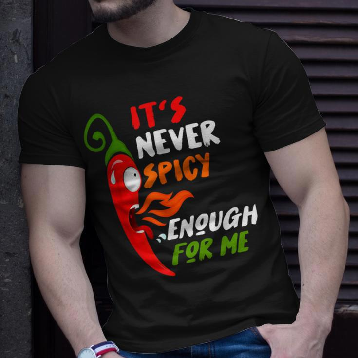 Chili Red Pepper For Hot Spicy Food & Sauce Lover T-Shirt Gifts for Him